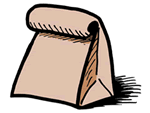 Image of a brown lunch bag