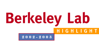 Berkeley Lab Highlights 2002-2003 title
