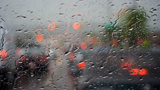 rainy windshield