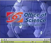 Screen capture of DOE/OOS video clip