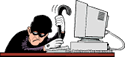 Image of a "computer burglar"