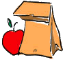 Graphic of a brown bag