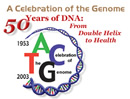 50 years of DNA logo