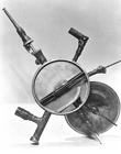 Image of E.O. Lawrence's first cyclotron