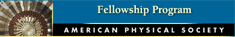 APS Fellowship Program banner