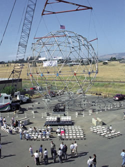 Scaffolding for the Sudbury Neutrino Observatory (SNO), Petaluma CA.
